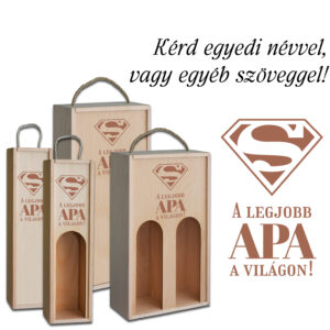 Fa dupla bortartó ablakos - Legjobb Apa a világon