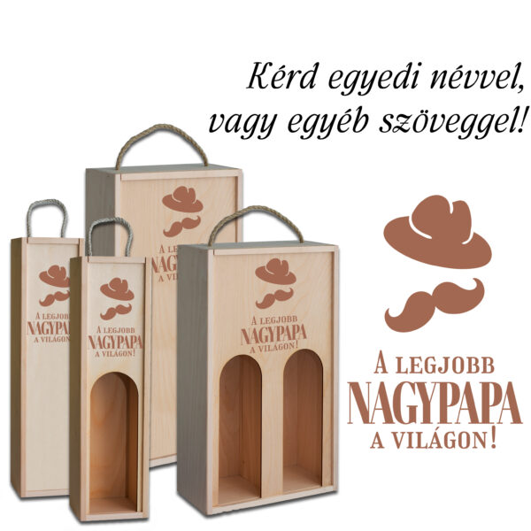 Fa dupla bortartó ablakos - Legjobb Nagypapa a világon