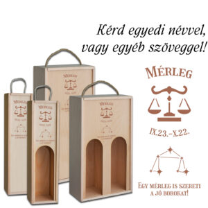 Fa dupla bortartó ablakos - Mérleg