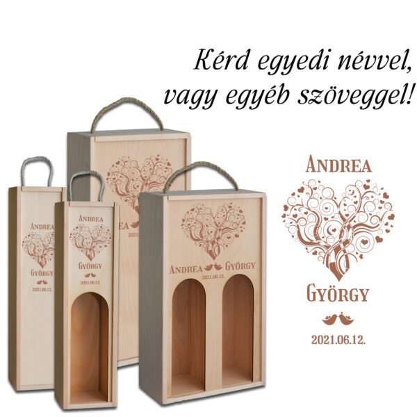 Fa dupla bortartó ablakos - Romantikus 10