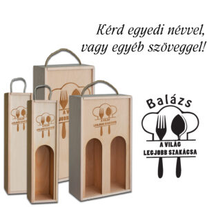 Fa dupla bortartó ablakos - Szakács