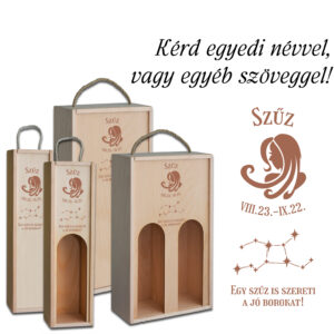 Fa dupla bortartó ablakos - Szűz