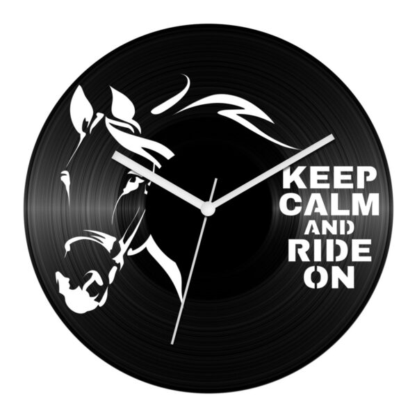 Ló - Keep calm bakelit óra