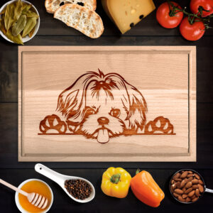 Shih-tzu vágódeszka - XXL
