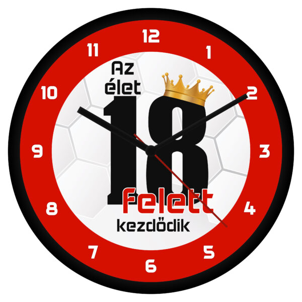 Születésnapi falióra - 18 felett