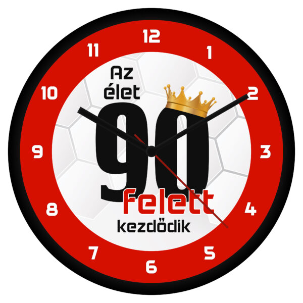 Születésnapi falióra - 90 felett