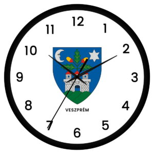 Veszprém címeres falióra