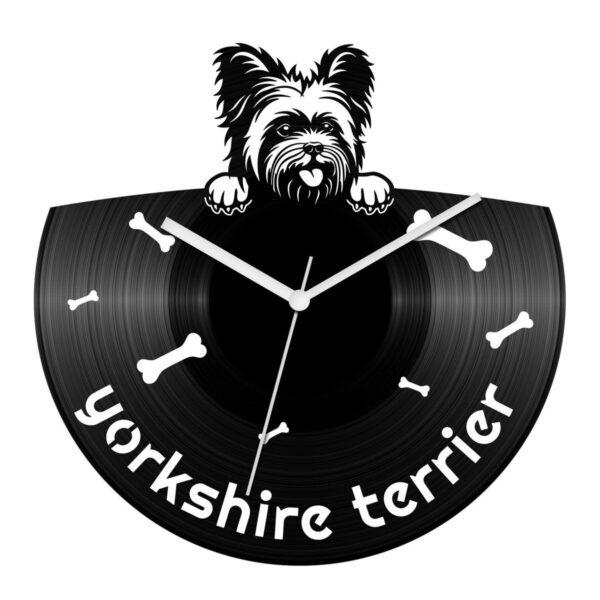 Yorkshire terrier bakelit óra